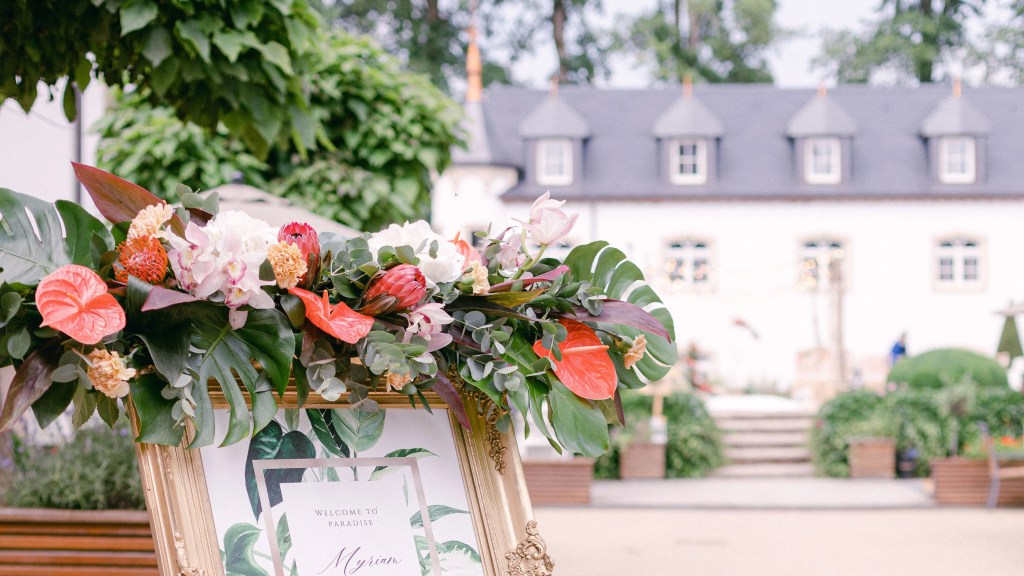 Tropical Wedding Chateau Urspelt